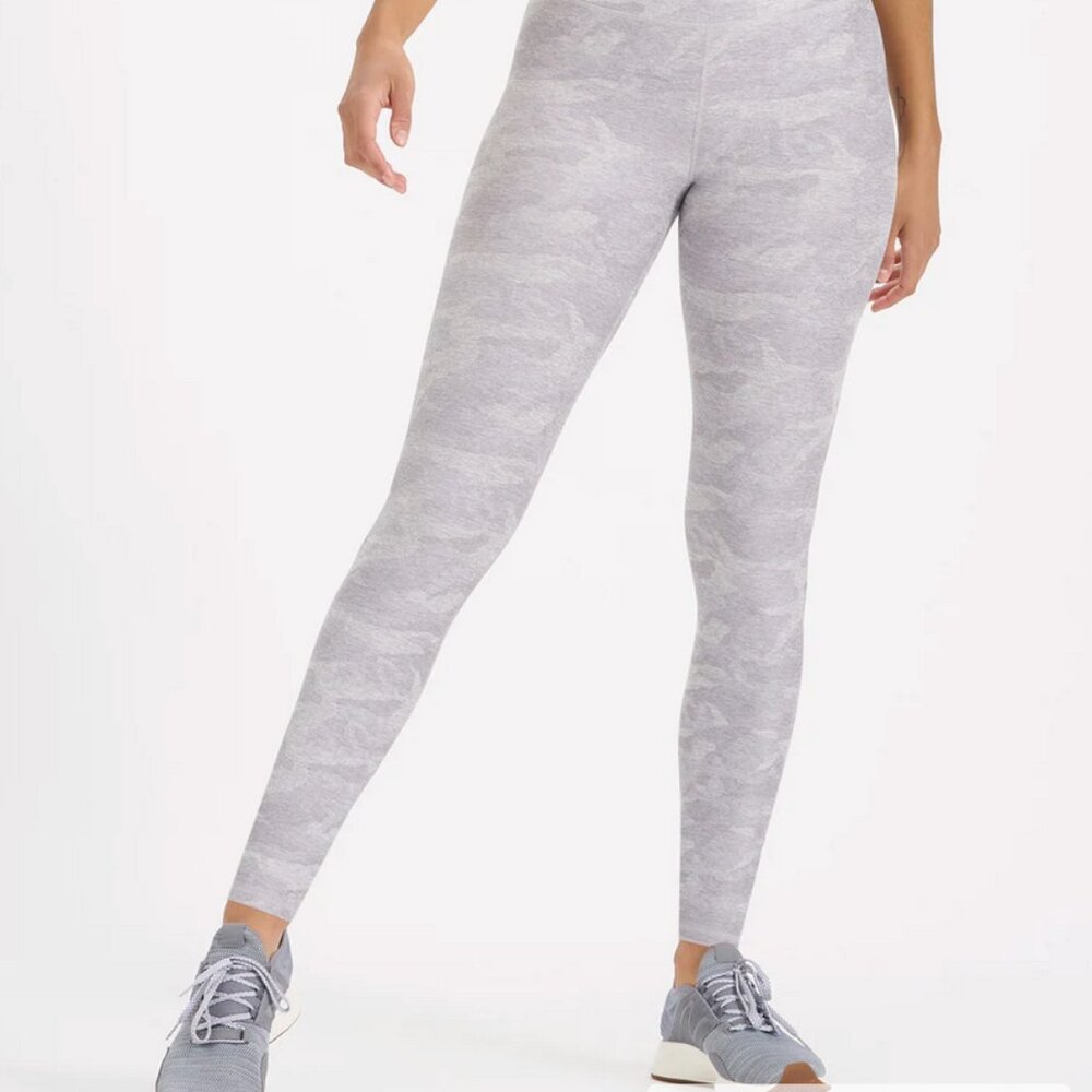 NWOT New Clean Elevation High Rise Legging Light Gray Camouflage XS Extra Small
